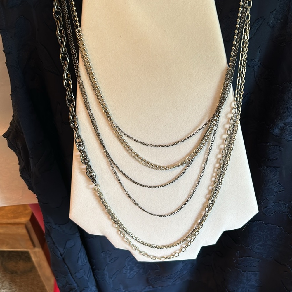 Multiple layered necklace